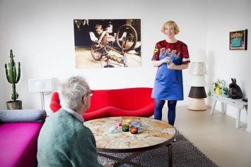 Foto Ingrid. Zij doneerde anoniem haar nier.