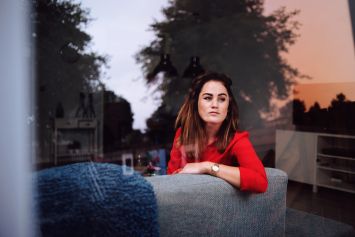 Foto Veronique van Graas. Zij staat op de wachtlijst voor donorlongen.