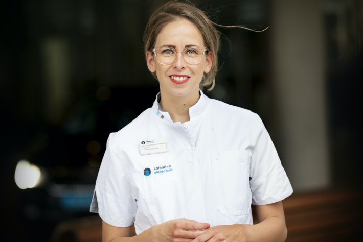 Foto IC-verpleegkundige Dianne van der Steen.