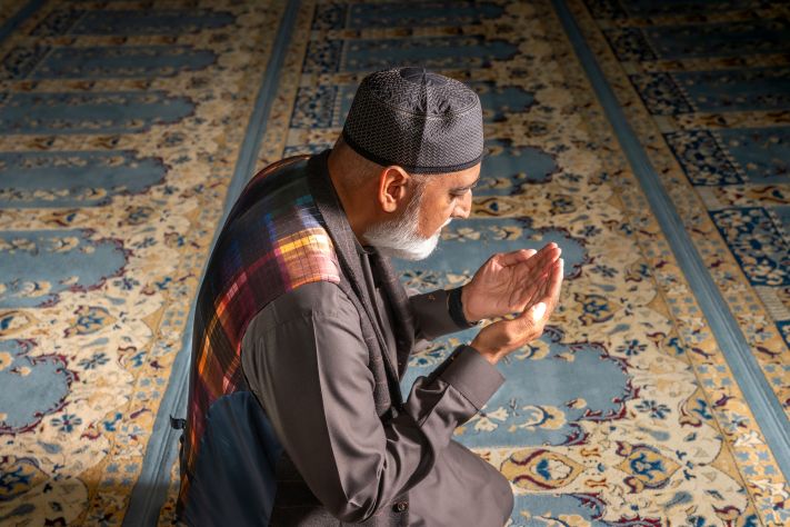 Sharief in de moskee